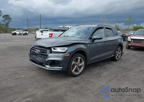 2020 Audi Q5 Titanium Premium Plus 45 Tfsi Quattro S Tronic from USA, damaged, VIN WA1ENAFY7L2102151